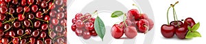 Cherry, fruit, food, red, sweet, cherries, fresh, Kirsche, Obst, Lebensmittel, rot, sÃÂ¼ÃÅ¸, frisch, photo